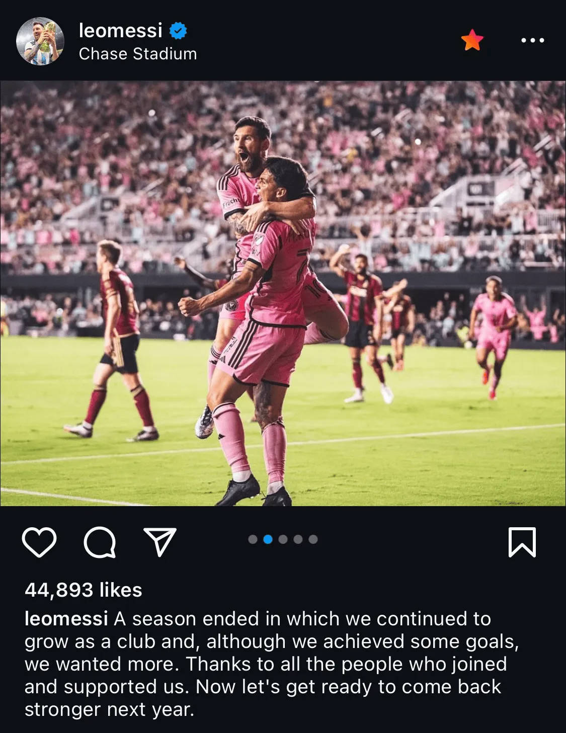 Bị loại ở vòng đầu play-off! Messi tổng kết mùa giải: Inter Miami sẽ làm tốt hơn năm sau