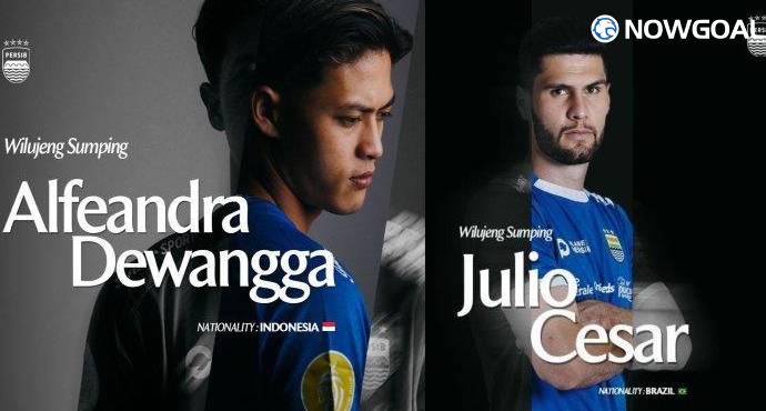 Persib Bolsters Squad with Signings of Dewangga and Julio Cesar