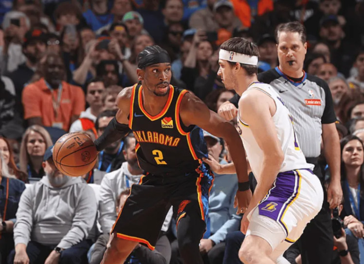 Shai Gilgeous-Alexander (SGA) không có quả ném phạt nào trong trận gặp Lakers hôm nay