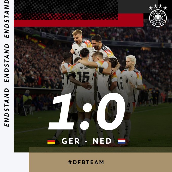 Kết quả UEFA Nations League: Đức 1-0 Hà Lan