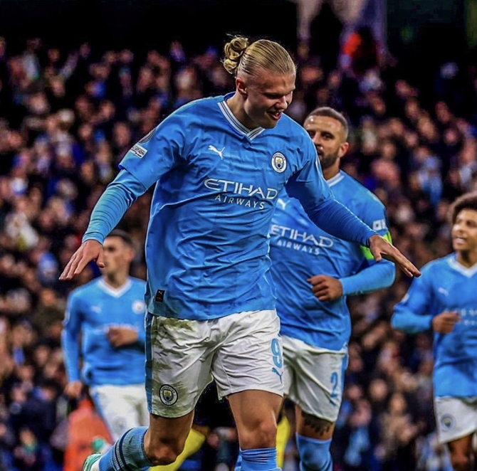Erling Haaland hits 50th Premier League goal, breaks record