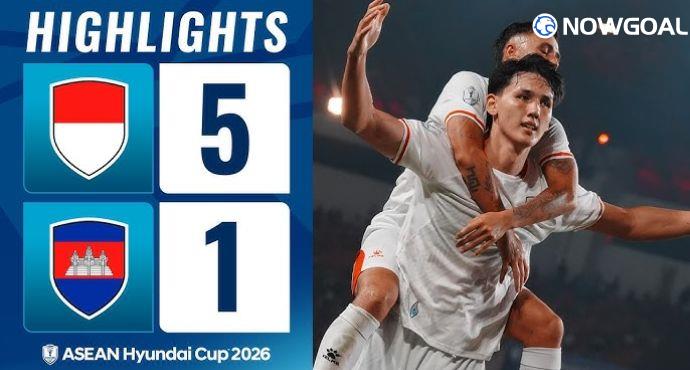 ASEAN HYUNDAI CUP™ 2026 GROUP A: INDONESIA 5-1 CAMBODIA