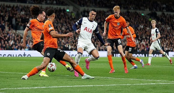 Tottenham 1-1 Frankfurt, Ekitik ghi bàn và Polo gỡ hòa