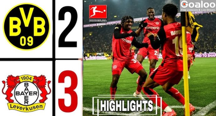 Leverkusen's Alonso Praises Team's Discipline After 3-2 Win at Dortmund
