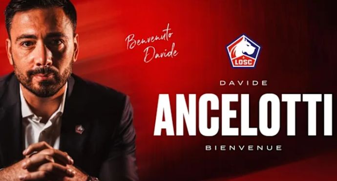 Davide Ancelotti Appointed Lille Manager on Long-Term Deal Until 2028