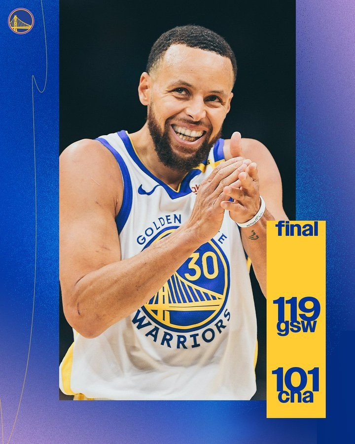 Warriors đăng áp phích chiến thắng: Curry vỗ tay & cười ngây ngô trên trang bìa