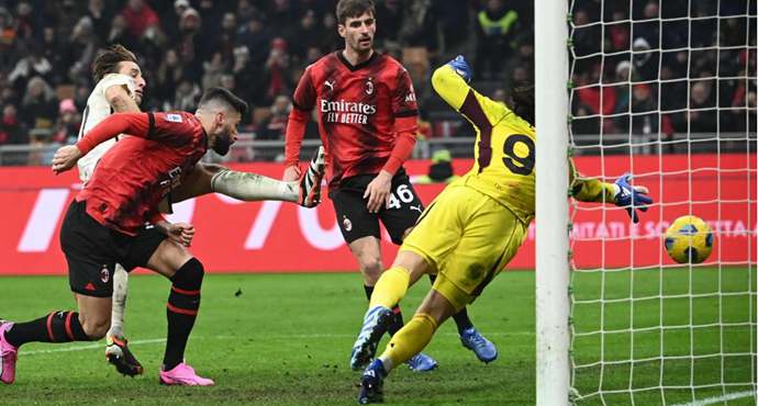 เอซีมิลานชนะโรม่า 3-1 ทะลุเข้ารอบรองโกปปาอีตาเลีย