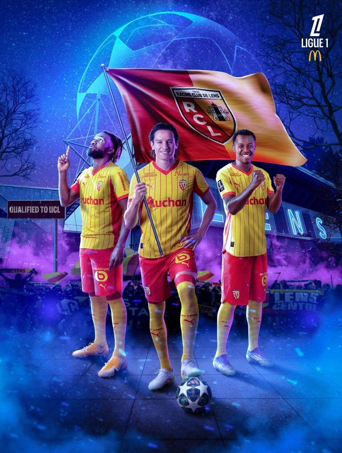 Lens chính thức lọt vào top 2 Ligue 1 sớm hai vòng đấu, đồng thời giành vé dự Champions League mùa sau