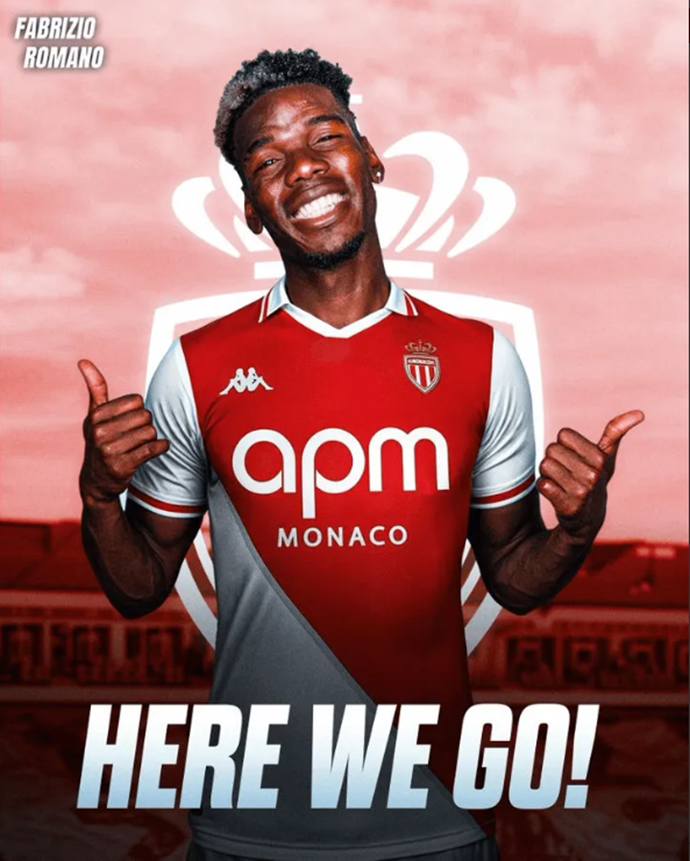 Here We Go! Paul Pogba Set to Join AS Monaco on a Two-Year Deal
