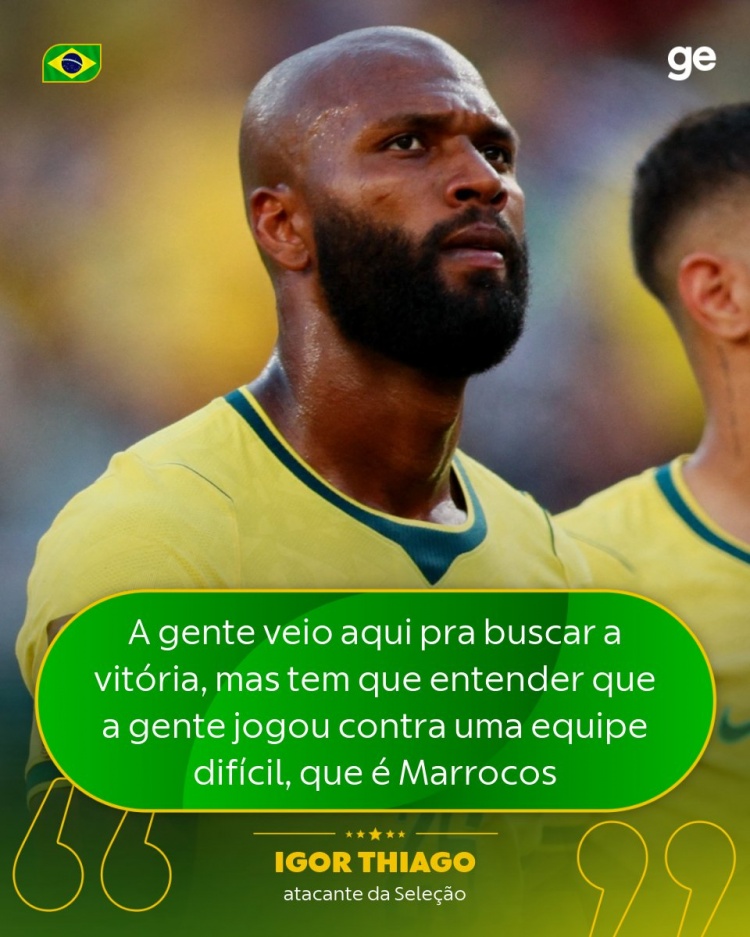 Igor Thiago: Chúng tôi đã hy vọng giành chiến thắng trong trận đấu đầu tiên, nhưng Morocco là một đối thủ mạnh
