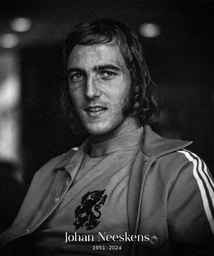 Huyền thoại Hà Lan Johan Neeskens qua đời ở tuổi 73
