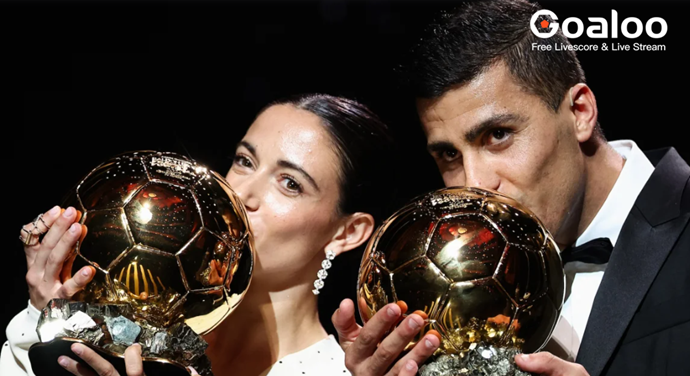 Rodri and Aitana Bonmatí win men’s and women’s Ballon d’Or awards