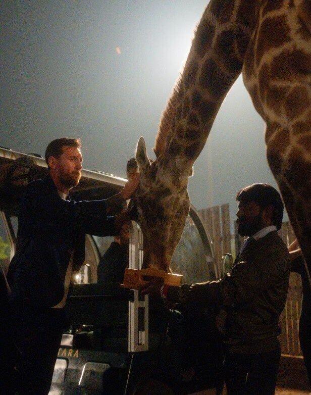 Messi thăm trung tâm bảo tồn động vật hoang dã Ấn Độ: dự nghi lễ tôn giáo và tiếp xúc sư tử