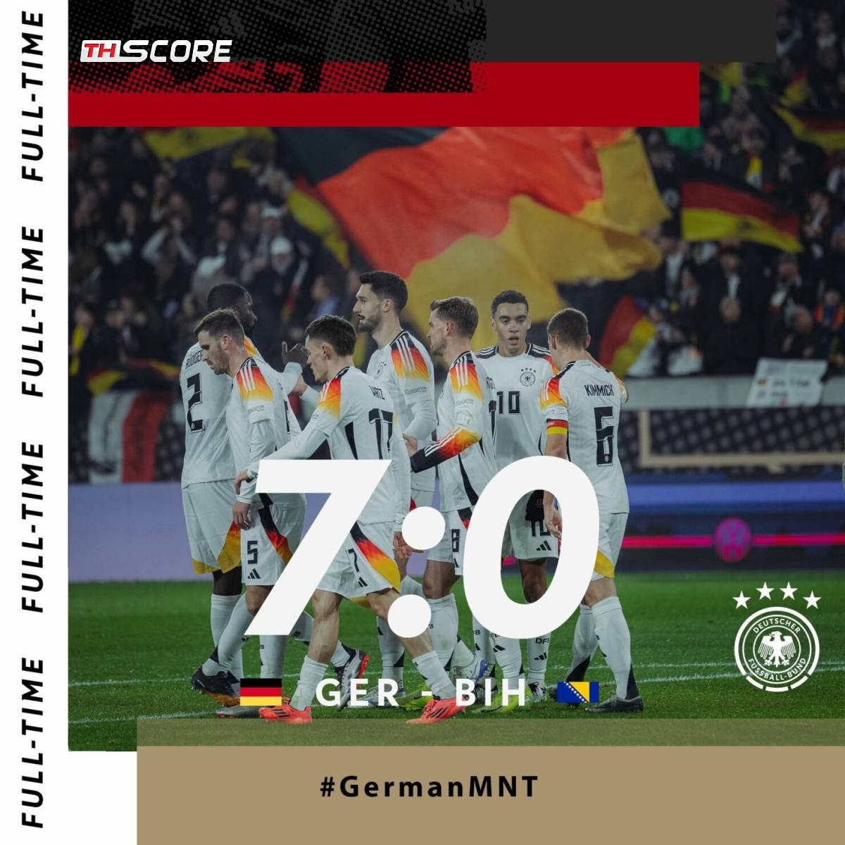 อินทรีจบแชมป์กลุ่ม เปิดรังถล่มบอสเนียร่วงเนชั่นส์ลีกเอ