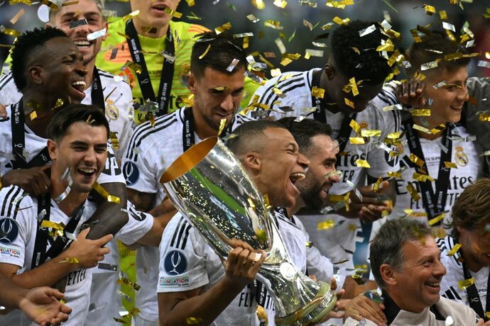 REAL MADRID WIN THE UEFA SUPER CUP 🏆