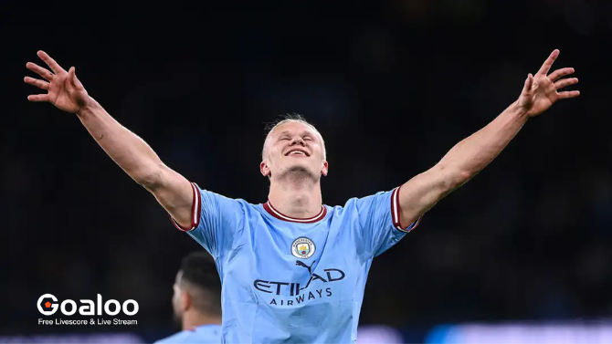 Erling Haaland breaks the record for the most goals in a Premier League season