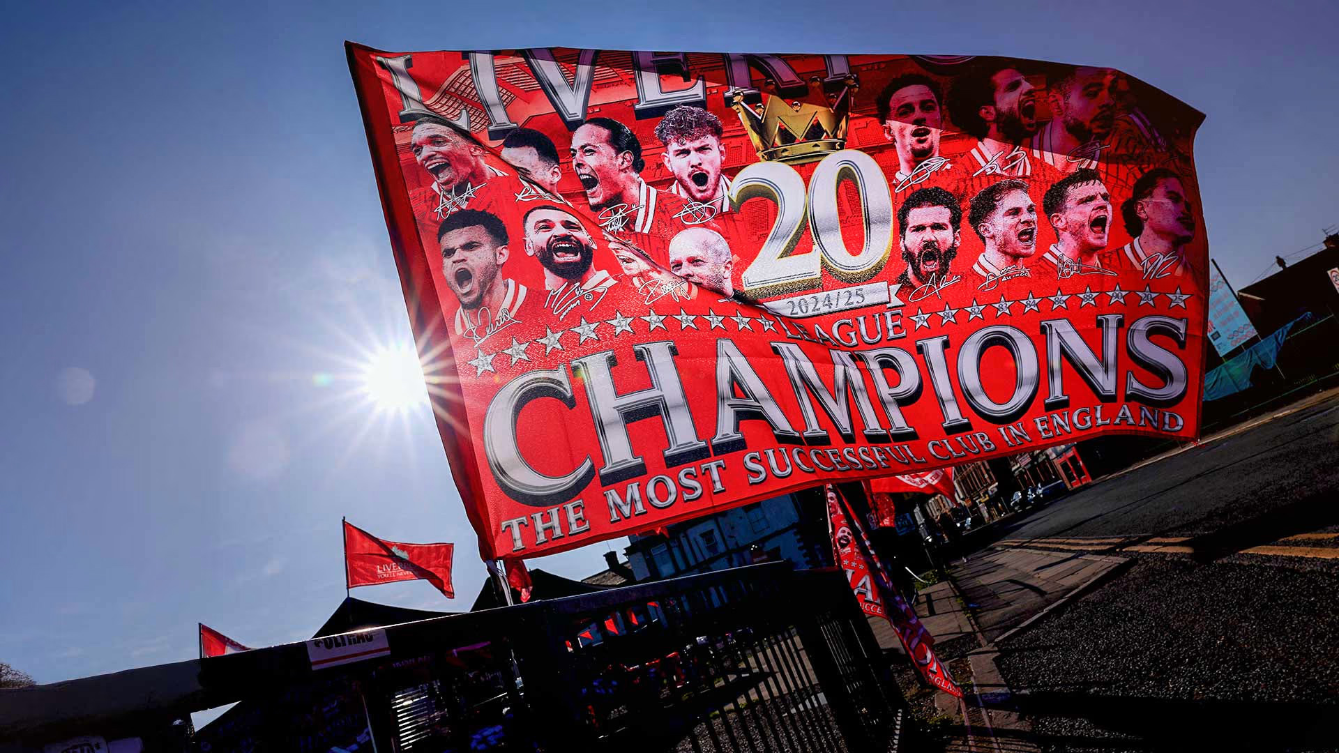 Liverpool 5-1 Tottenham Hotspur | Liverpool vô địch Ngoại hạng Anh sớm 4 vòng, giành danh hiệu vô địch Anh lần thứ 20