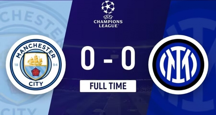 ยูฟ่าแชมเปียนส์ลีก - แมนซิตี้ เสมอ อินเตอร์ มิลาน 0-0 เดอบรอยน์ออกจากสนามด้วยอาการบาดเจ็บ
