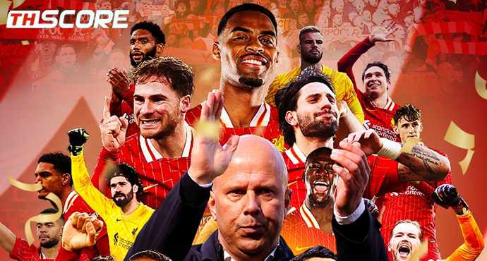 🏆️ หงส์คืนบัลลังก์! คว้าแชมป์พรีเมียร์ลีกรอบ 5 ปี ซิวสมัย 2 ในประวัติศาสตร์
