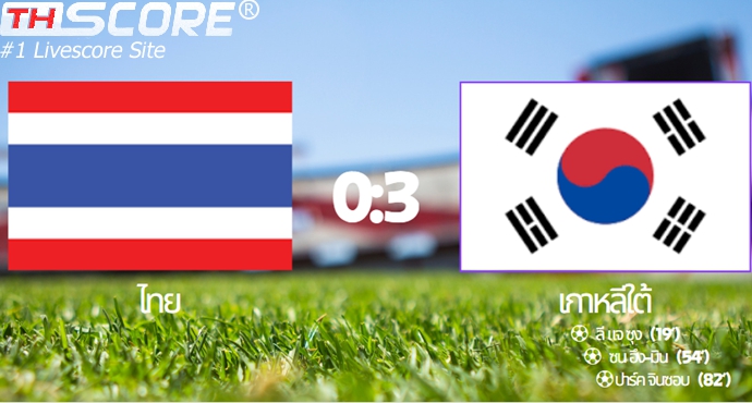 ฟุตบอลโลก รอบคัดเลือก โซนเอเชีย เกาหลีใต้ ชนะ ไทย 3:0