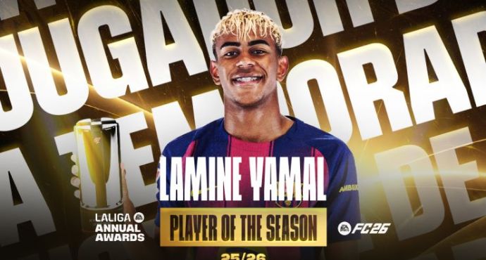 Lamine Yamal Crowned La Liga Player of the Year 2025/26