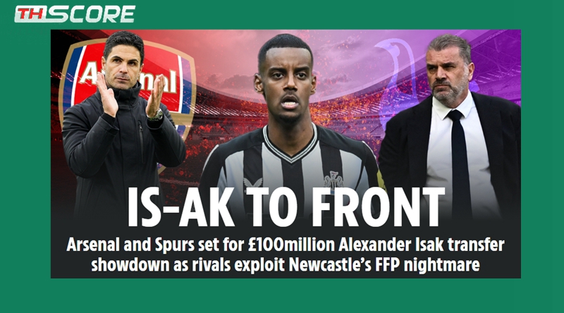 อาร์เซนอลและท็อตแนมอาจใช้เงิน 100 ล้านปอนด์เพื่อซื้อไอแซค