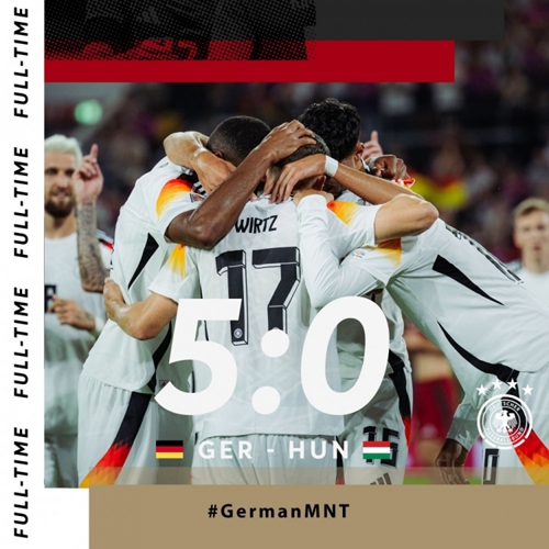 ยูฟ่าเนชันส์ลีก - เยอรมนี ถล่ม ฮังการี 5-0