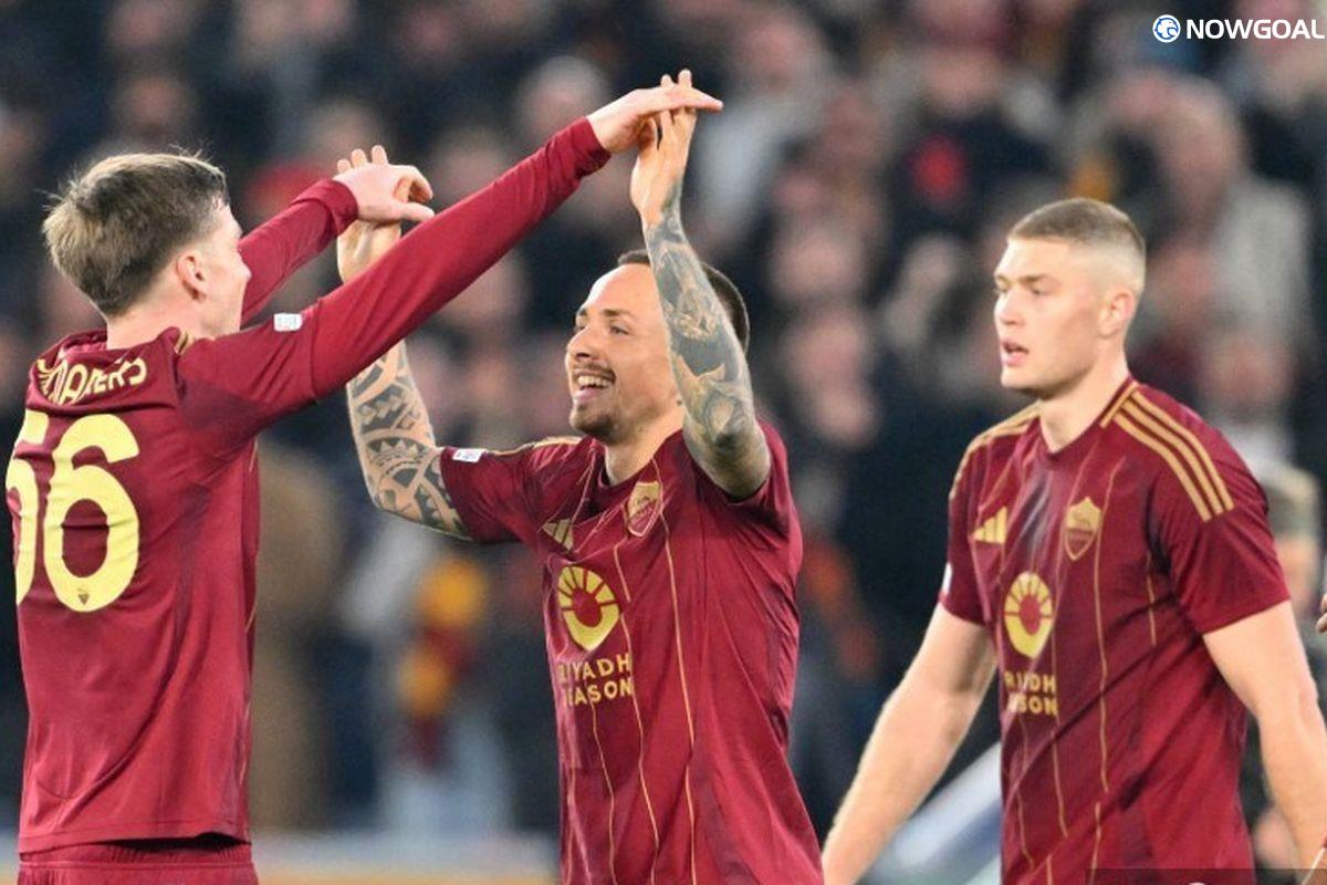 Roma Secures a 4-0 Victory Over Monza: Saelemaekers' Stunning Strike, Cristante's Precise Header