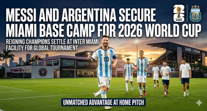 Messi and Argentina Secure Homestyle Advantage at Miami Base for 2026 World Cup