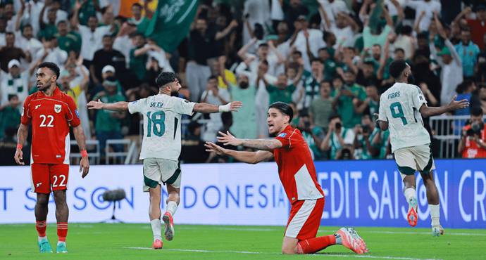 ฟุตบอลโลก รอบคัดเลือก โซนเอเชีย - อินโดนีเซีย 2-3 ซาอุดีอาระเบีย