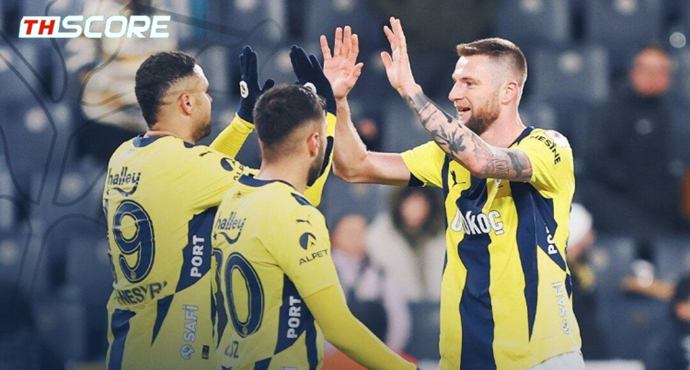 เตอร์กิชคัพ: เฟเนร์บาห์เช่ถล่มเอร์ซูรุมสปอร์ 5-0 ไร้พ่าย 11 นัดติด