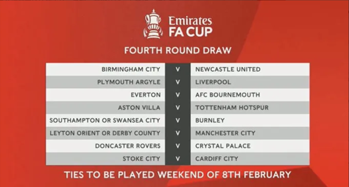 The FA Cup fourth round draw results are in: Manchester United vs. Leicester City, Brighton vs. Chelsea