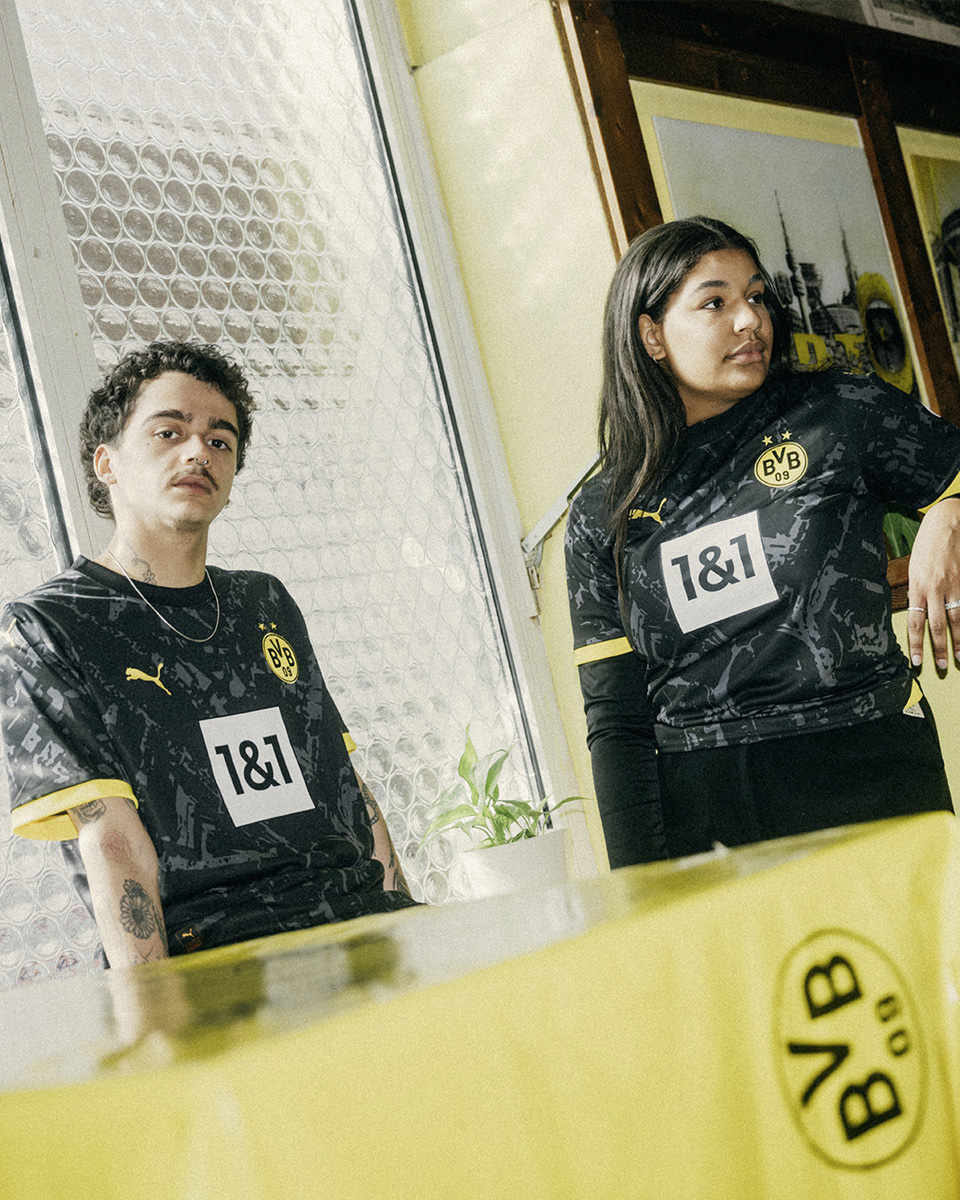 Áo Đấu Sân khách Của Borussia Dortmund 2023-24
