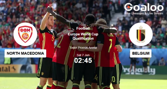 6 June World Cup Qualifier: North Macedonia Aims to Frustrate Belgium