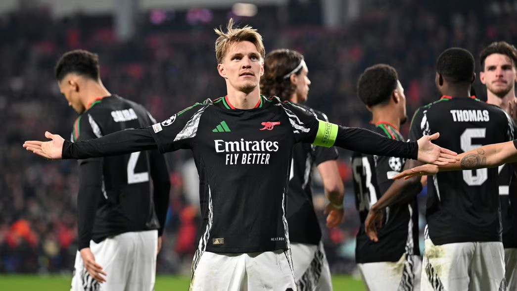 PSV Eindhoven 1-7 Arsenal | 6 cầu thủ Arsenal lập công, Eindhoven gần như đã hết hy vọng lật ngược tình thế