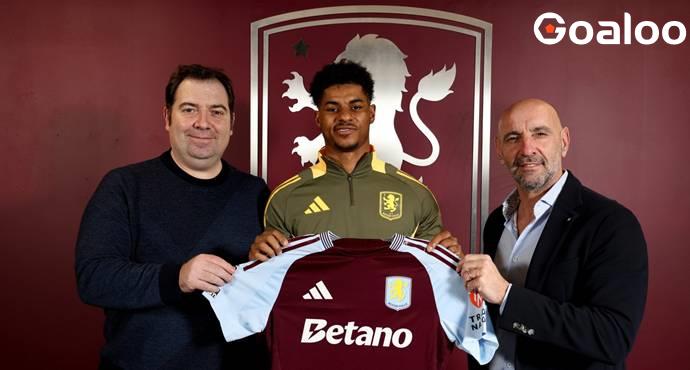 Marcus Rashford Joins Aston Villa on Loan