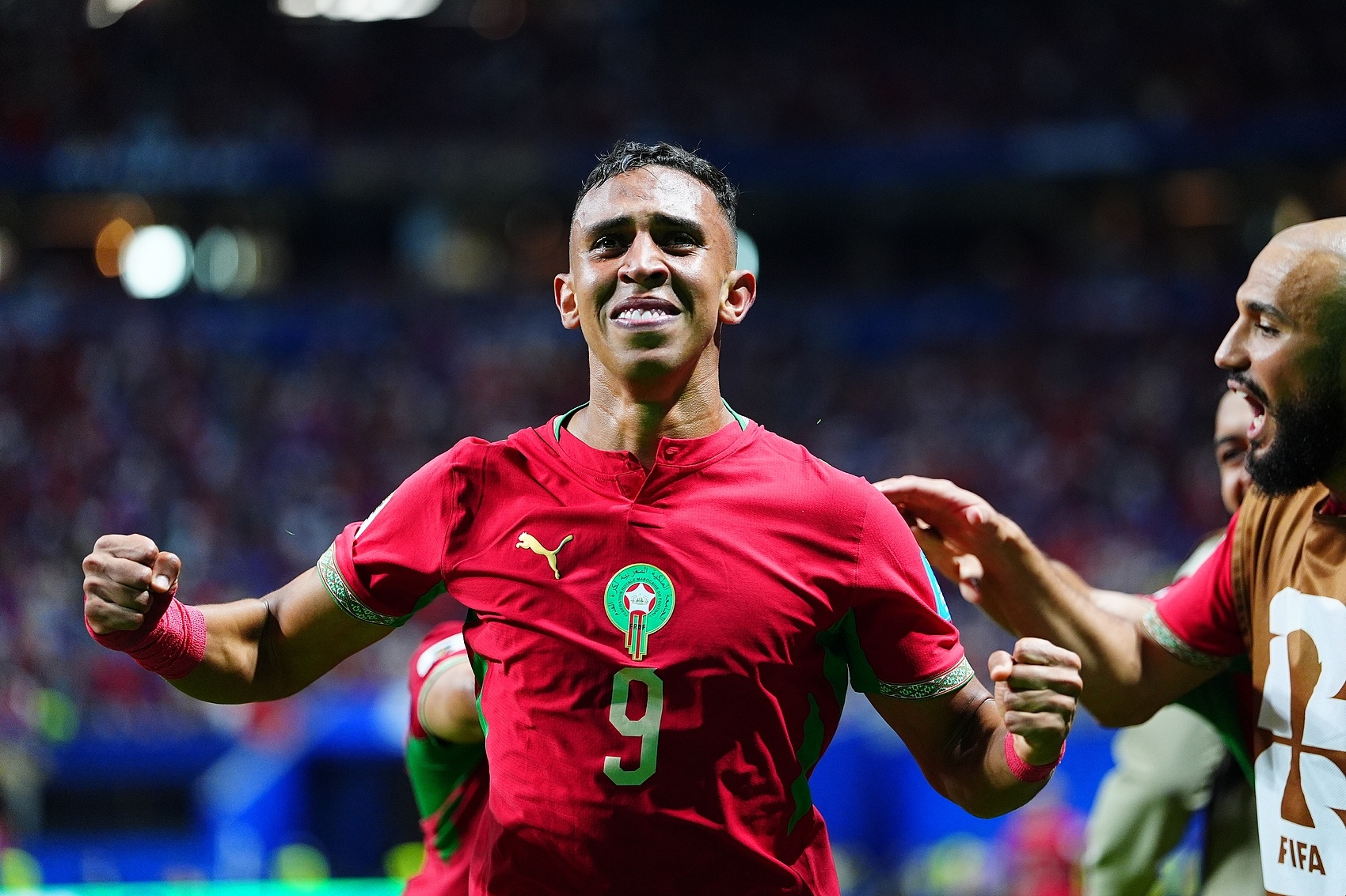 Morocco là đội bóng châu Phi thứ hai trong lịch sử ghi được bốn bàn thắng trong một trận đấu World Cup, và là đội bóng châu Phi ghi được số bàn thắng cao nhất