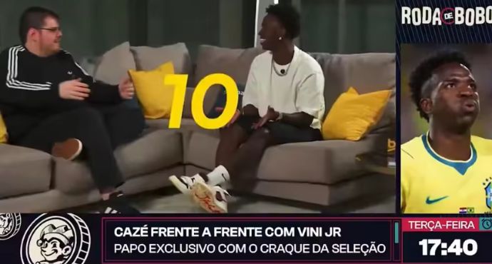 Vinícius Júnior Hands Brazil’s Iconic No. 10 Shirt Back to Neymar