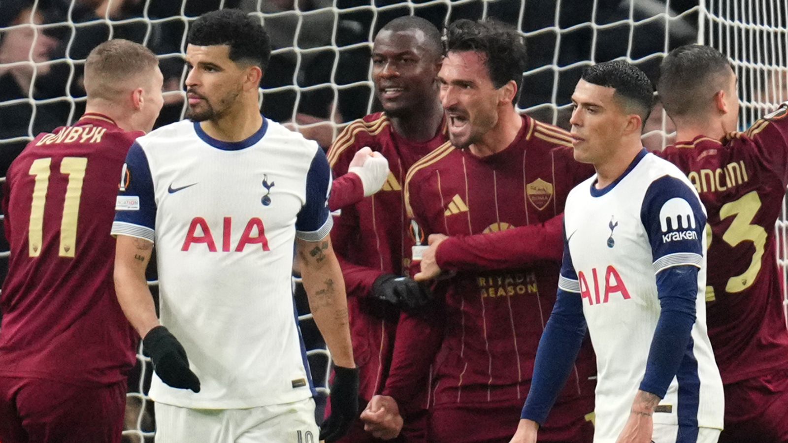 Late Equalizer Denies Tottenham in Thrilling Draw Against Roma