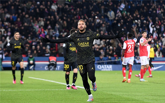 Paris Saint Germain (PSG) 1 - 1 Reims: Folarin Balogun Bags Late Goal to Deny PSG After Neymar Strike