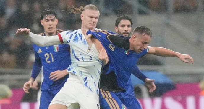 ฟุตบอลโลก รอบคัดเลือก โซนยุโรป - อิตาลี 1-4 นอร์เวย์