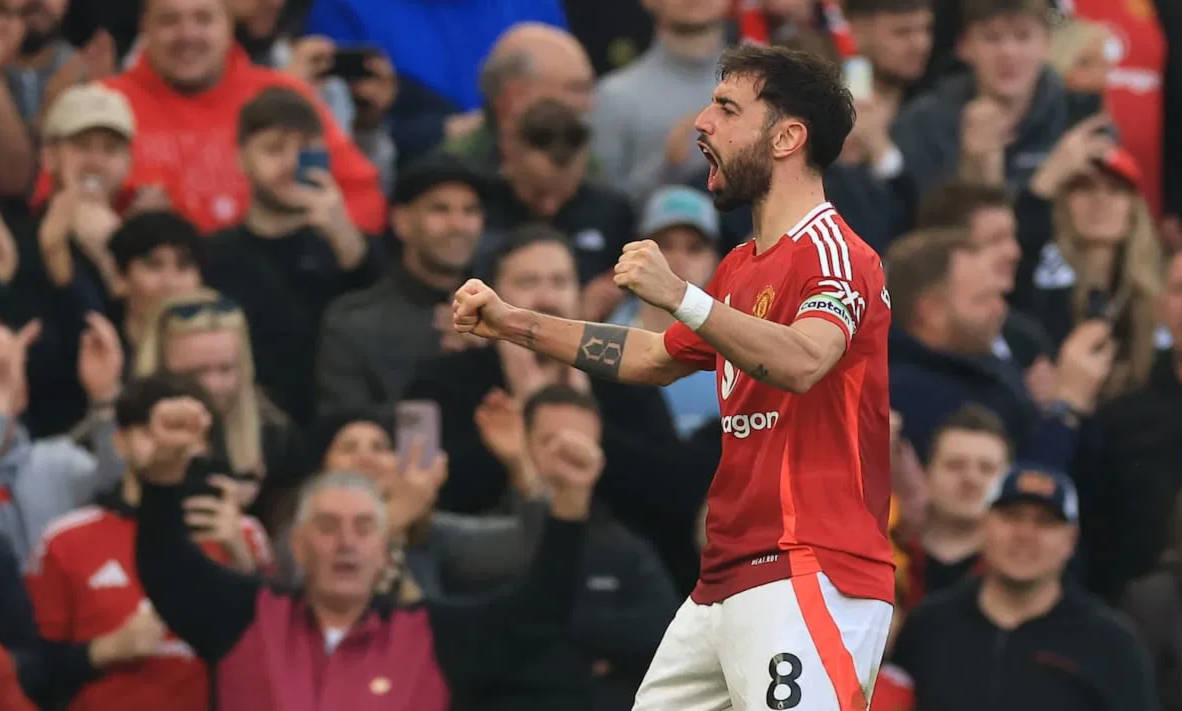 Manchester United 1-1 Arsenal | B.Fernandes lập siêu phẩm, Rice gỡ hòa, Arsenal đã chuỗi 3 trận không thắng kém Liverpool 15 điểm