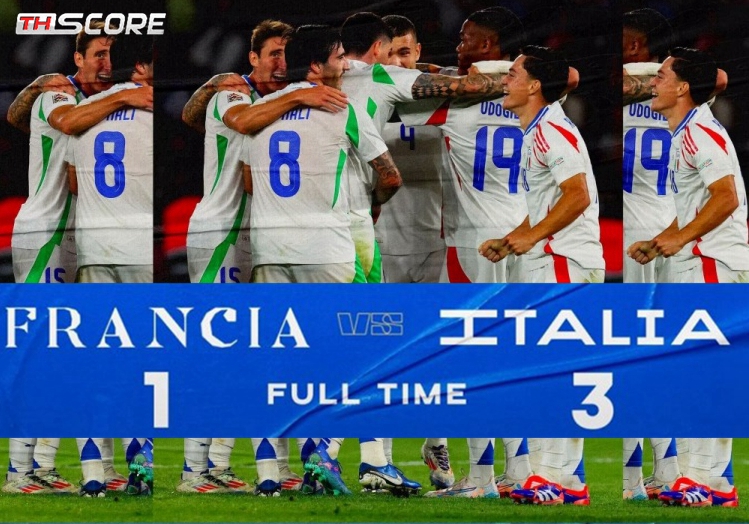 ยูโรเปี้ยน เนชั่นส์ ลีก เปิดฉากอย่างสวย! อิตาลี พลิกชนะ ฝรั่งเศส 3-1 ดิ มาร์โค ยิงประตู คาราฟิโอรี เจ็บออก