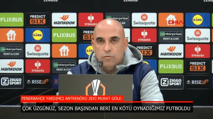 Fenerbahce thua Alkmaar 1-3, trợ lý huấn luyện viên: Tôi thực sự xin lỗi, màn trình diễn tệ nhất trong mùa giải