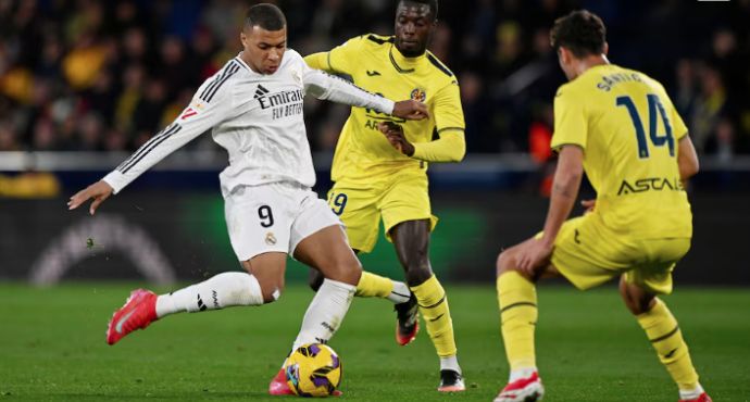 Mbappe Double Fires Real Madrid Top in Thrilling Villarreal Clash