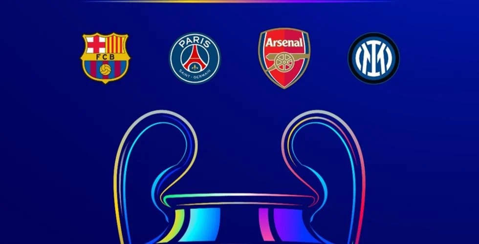 Arsenal & PSG chưa từng vô địch Champions League, Barca và Inter đã hơn 10 năm chưa vô địch