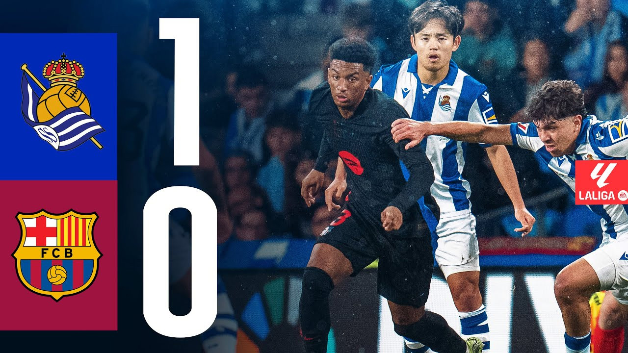 Real Sociedad 1-0 Barcelona | Bàn thắng của Lewandowski bị hủy bỏ, Becker lập công