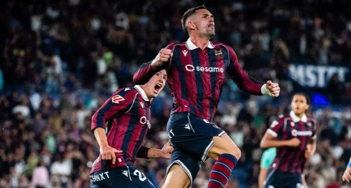 Levante Rescue 3-3 Draw Against 10-Man Sevilla After Injury-Time Chaos