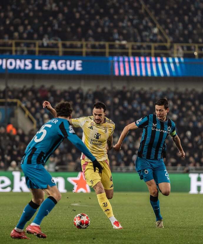 페데리코 가티, 클럽 브뤼헤 KV VS 유벤투스 경기의 최우수 선수 선정