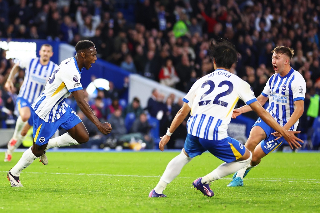 Kết quả Ngoại Hạng Anh: Brighton 3-2 Tottenham Hotspur